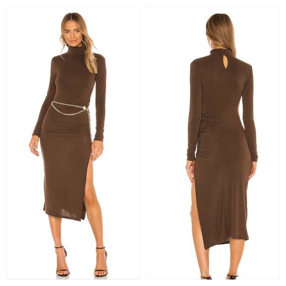 camila coelho Dresses & Skirts - New Camila coelho Benita Midi Dress in Brown